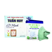 Khẩu Trang 5D Mask Tuấn Huy Xanh Rêu